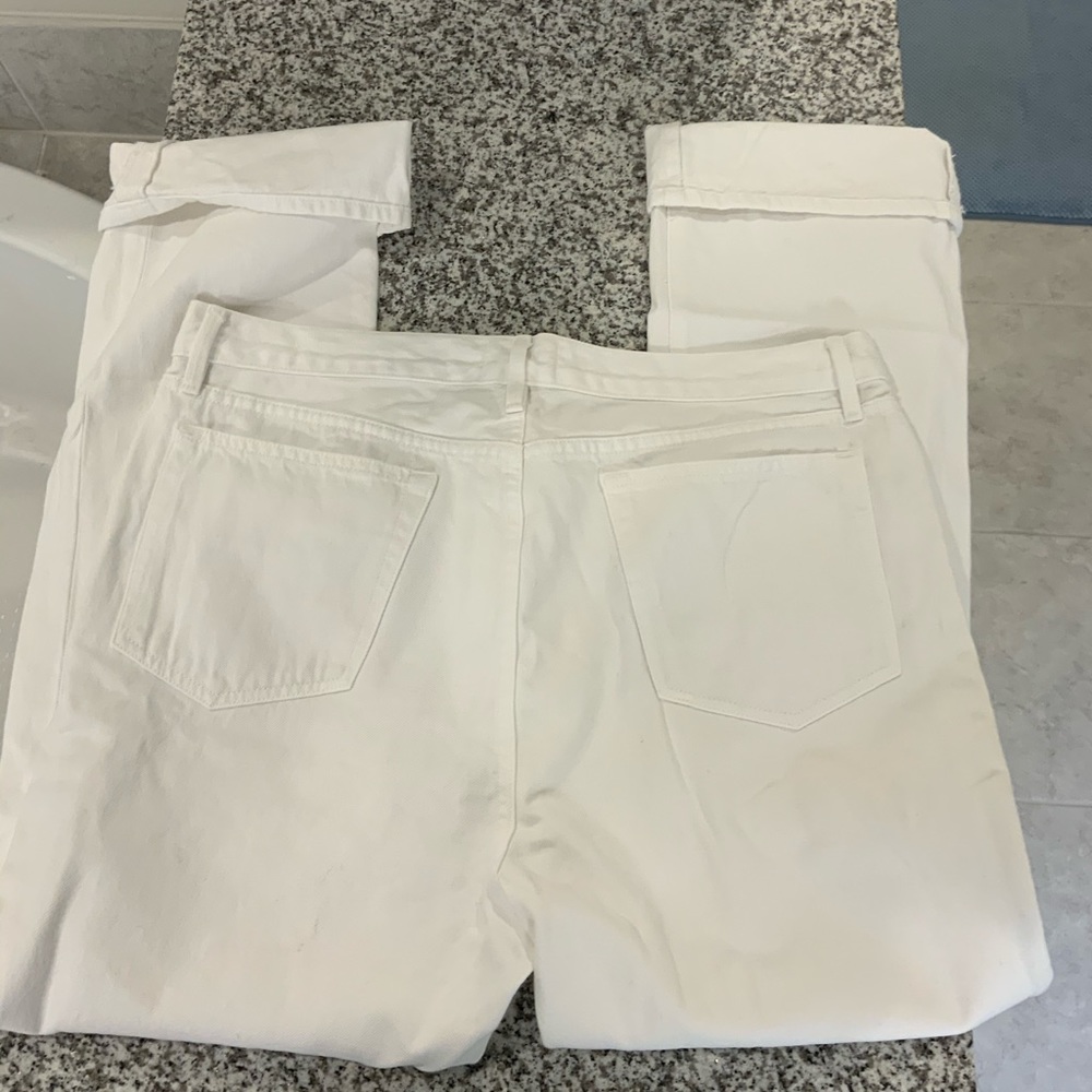 FRAME DENIM Le High White Denin Jeans Sz. 32 - Picture 11 of 12